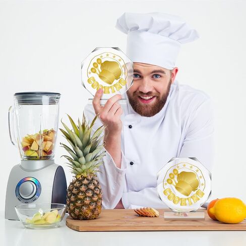 DoubleFill 3 قطع جوائز الطبخ، جوائز كأس الشيف الذهبية، جوائز مسابقة الطبخ 4.72 بوصة مع قاعدة للطهاة في الطبخ in Kuwait
