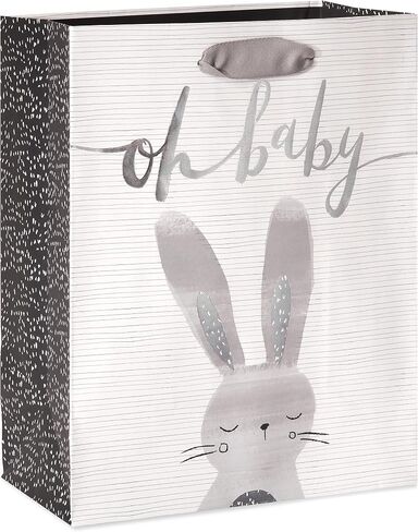 Papyrus 13" Large Gift Bag (Stork with Baby) for Baby Shower, Baby Sprinkle and All Baby Occasions (1 Bag) in Saudi Arabia