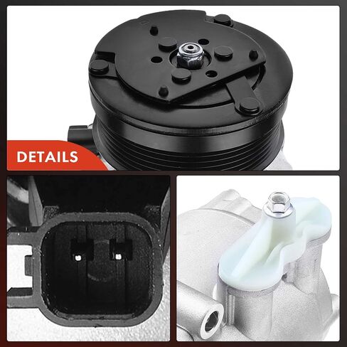 ضاغط مكيف هواء ممتاز مع قابض متوافق مع Ford Explorer Sport Trac 4.0L 2002-2005، Mercury Mountaineer 4.0L 2002-2005 in Saudi Arabia