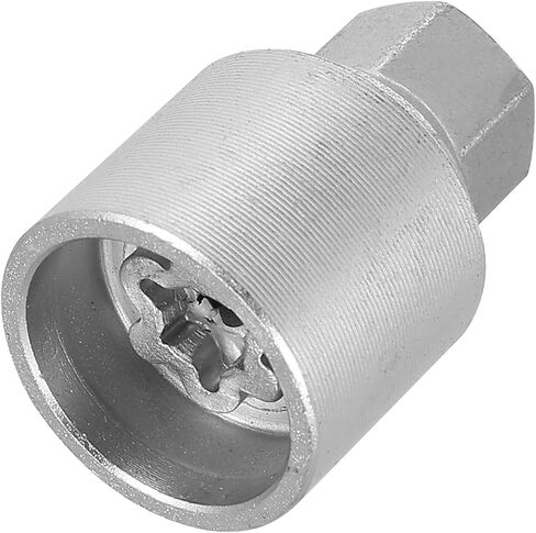 X AUTOHAUX S Type S Car Wheel Lock Lug Nut Anti Theft Lug Nut Screw Removal Socket Key Wheel Lock Key Replacement for Audi A4L A5 A6L Q2L Q3 Q5 Q7 A8 in Saudi Arabia