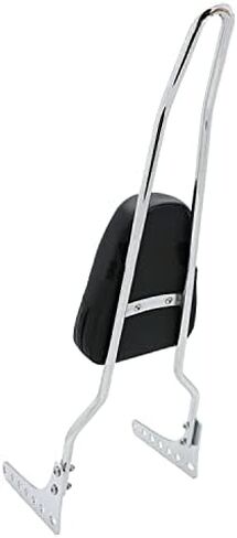 مسند ظهر سيسي بار مع وسادة مريحة متوافقة مع Harley Softail Slim FLSL Deluxe FLHC FLHCS FLDE Street Bob FXBB 2018-2021 (كروم) in Kuwait