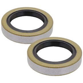 171255TB - Wheel Grease Seal Double Lip 1.719 in x 2.565 in x 0.5 in (ID x OD x Width) for 3,500 Ib Axles [Cross Reference: 010-019-00, 473336, AD2548EO] - 2-Pack
