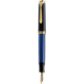 Pelikan Souverän M400 Fountain Pen, Medium Nib, Black/Red, 1 Each (904920)