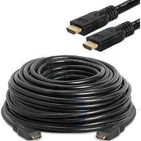 CableVantage 50FT 50 FT HDMI Cable, HDMI Cable HDMI-50FT Gold-Plated High Speed HDMI Cable [ Support 3D | Ethernet | Audio Return] for PS4 PC HDTV
