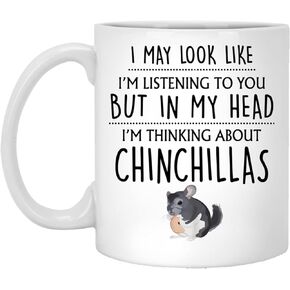 Chinchilla Gift, Chinchilla Mug, Chinchilla Lover Gifts, Funny Gifts For Chinchilla Owner, Pet Chinchilla Gifts For Her, Women, Him, Men 11oz, MUG-VU1D6NVHVB-11oz