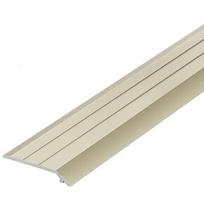 1 Pcs Aluminum Floor Transition Strip Metal Threshold Strip Carpet Self Adhesive Edging Trim Strip for Threshold Heights Less Than 5mm (Black)