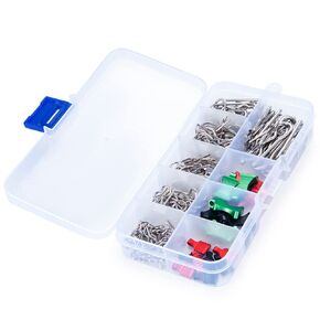 RC Body Shell R Clips with Storage Case for 1/24 1/10 1/8 1/5 1/14 Axial SCX24 SCX10 SCX6 TRX4 TRX6 Tamiya RC Car
