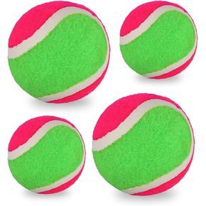 4pcs Toss and Catch Ball Sets, 2 Sizes Sticky Ball Catch Game Fun Sticky Balls for Toss Game Paddle Catch Ball Toy for Boys Girls Kids and Adults Family Outdoor Backyard Beach Playground