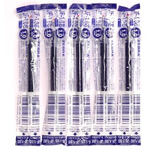 Zebra 1.0mm Blue Black Ink Refill (JF-1.0), for Zebra Sarasa Clip 1.0 Gel Ballpoint Pen(JJE15-FB), × 5 Pack/total 5 pcs (Japan Import) [Komainu-Dou Original Package]