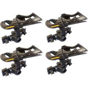 4X Rod Holder for Tracker Versatrack Gunnel System with Cannon Rod Holder Installed