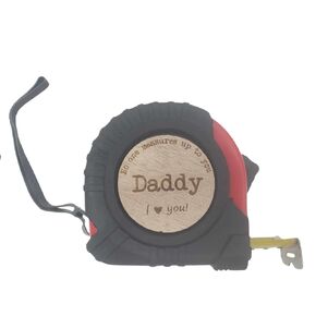 Gifts for Dad Who Wants Nothing, Measuring Tape Measure 25 ft, Home Improvement, Papa Gifts from Grandchildren, Grandpa Gifts from Grandchildren, No One Measures Up to You Tape Measurer, Men (Papa We)