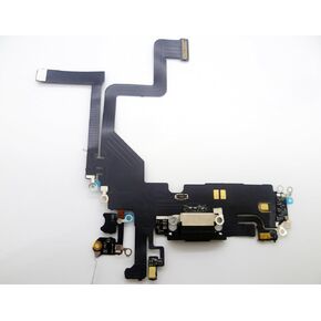 Charging Port Board Dock Connector Flex Cable Replacement Compatible with iPhone 14 Pro 6.1inch (Black)
