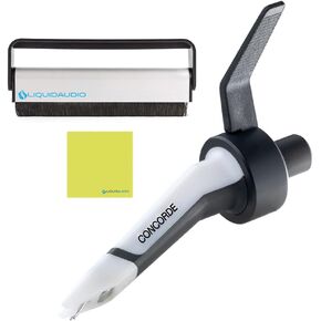 Ortofon Concorde MkII Scratch CC Single Cartridge and Spherical Stylus Bundle with Liquid Audio Carbon Fiber Record Brush & Instrument Polishing Cloth