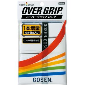 GOSEN Tennis Grip Tape Super Grip Long 4 Pack [Made in Japan] AC26SP