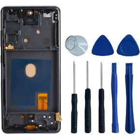 for Samsung Galaxy S20 FE 4G/5G Screen Replacement with Frame S20 FE 5G G781B G781U G781V LCD Screen Touch Digitizer Assembly with Frame Replacement 6.5“