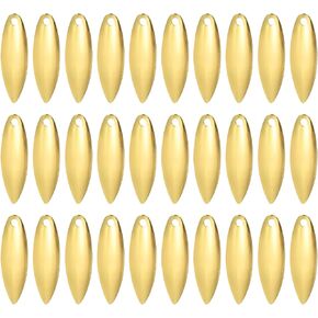 PATIKIL Fishing Lure Blades Willowleaf Lure Making for DIY Bait