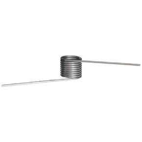 Music Wire Torsion Spring, Right Hand Wind Direction, 210° Deflection, 1.126" OD, 0.112" Wire Size, 4" Leg Length, 0.75" Mandrel Size, 1.391" Min. Axial Space (Pack of 10) in Kuwait