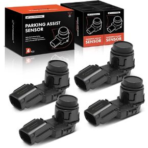 A-Premium 4-PC Reverse Backup Parking Assist Sensor Compatible with Select Toyota & Lexus Models - RAV4 2019-2019, Sienna 2018-2020, LX570 2016-2018, Replace# 89341-60060, 89341-60060-C0