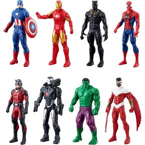 Marvel Avengers Ultimate Protectors Pack, 6-Inch-Scale, 8 Action Figures with Accessories, Super Hero Toys, Toys for Boys and Girls Ages 4 and Up, Medium