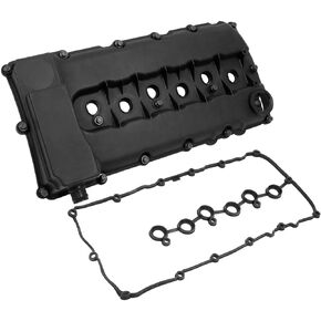 X AUTOHAUX 03H103429D Car Engine Valve Cover for Audi Q7 3.6L 2007-2010 for Volkswagen Touareg 3.6L 2007-2017