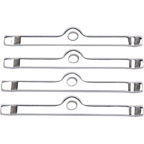 Edelbrock 4404 Chrome Valve Cover Hold-Down Tabs - Pack of 4