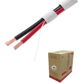 250FT Speaker Wire 18AWG 18/2 CL2 in Wall OFC Oxygen-Free Copper Bulk Audio Cable 2 Conductors (250ft, 18/2)