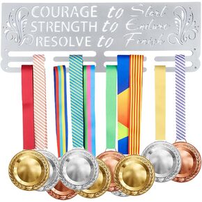 SUPERDANT Triathlon Medal Hanger Display Platinum 60+ Competition Medal Holder Frame Iron Medal Hook for Competition Medal Holder Display Wall Hanging Athlete Gift