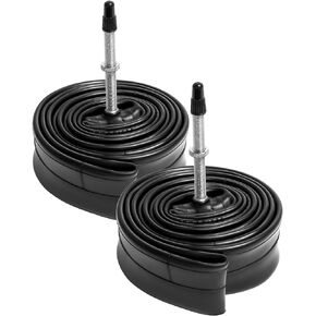 2-Pcs 20" Heavy Duty Bike Tubes 20 x 1-3/8 FV60mm Presta Valve 20" Bicycle Tubes Compatible with 20x1-3/8 20x1 3-8 Bike Tire Tubes