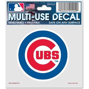 WinCraft MLB Chicago Cubs 84473010 Multi-Use Decal, 3" x 4"