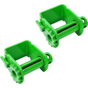 4 Pack Sliding Winch, Heavy Duty Sliding Winch for Flatbed Trailers, Trucks and Winches, Painted Durable Carbon-Steel Construction, Standard Sliding Tie Down Winch (Orange)