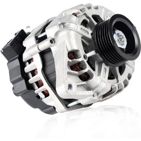 13209 Alternator 12V 90 Amp, 6-Groove Pulley Fit for Hyundai Accent 2012-2017, for Veloster 2012-2017, for Kia Rio 2012-2013 L4 1.6L Automotive Replacement Alternators 37300-2B510 373002B500