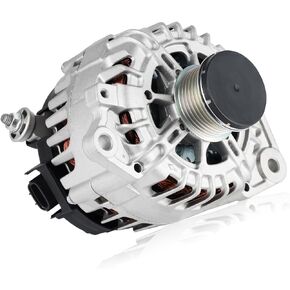 11258 Car Alternator 12V 110 Amp, 6-Groove Pulley Fit for Nissan for Altima 07-13, Sentra 07-12, Rogue 11-13, Rogue Select 14-15 L4 2.5L Automotive Replacement Alternators 11258,11458,11567