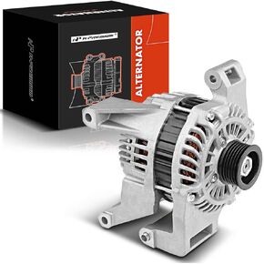 A-Premium Alternator Compatible with Mazda 3 2010 2011 2012 2013, L4 2.0L, DOHC, 12V 100Amp CW 6-Groove Pulley, Replace# A2TJ0791, LF8J-18-300