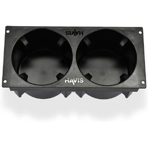 Havis, INC. Havis, Inc. C-Cup2-I Console, Accessory, Cup Holder, Internal Mount, 4Int Mounting Space, Dual
