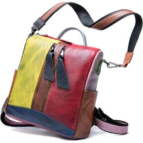 Eysee Fashion backpack women leather, daypack multicolor with large capacity 2022 (Style 1)