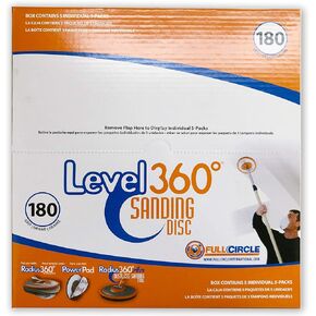 Full Circle International Radius 360 Sanding Discs 180 Grit - 5 packs of 5