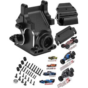 Gearbox Case Upgrades Part for 1/8 1/7 Arrma 6S BLX Typhon Kraton Outcast Mojave Notorious Infraction Felony Talion Limitless 6S BLX,Aolly Center Sway Bar Mount Gearbox Bulkhead Cover,Red