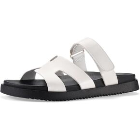 INIBUD Sandals Women Platform Dressy Summer Flat Fashion Slip On Beach Slide Sandals Footbed Chunky Water Slides Shoes