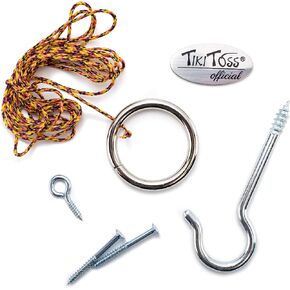 Tiki Toss Original Hook and Ring Game Essentials- Includes Hook, Ring, Mounting Screws, and Thread in Saudi Arabia