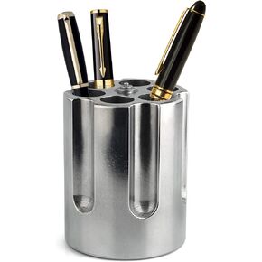 Gun Cylinder Pen Holder & Paper Weight, Black - Lock & Load Your Favorite Pens and Pencils at your Office Desk - The Perfect Office Accessory & Gift - Made Out of Heavy Duty Cast Aluminum (UTU3GI0091)
