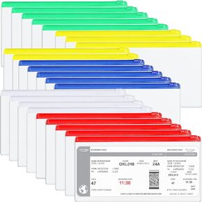 100 Pieces Poly Envelope Small Plastic Envelopes with Zipper Plastic Zipper Pouches Pencil Case Bulk A6 Pencil Bags for Cash Money, School Office Supplies, 9.2 x 4.7 Inches