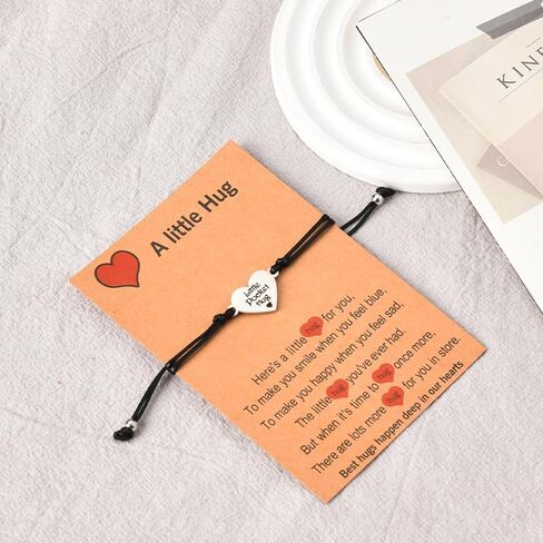 Friendship Bracelets for Girls Pocket Hug Gift for Best Friend Get Well Soon Gifts for Women Long Distance Relationship Gifts for Couples Inspirational Gifts for Daughter Sister Motivational Bracelet in Saudi Arabia