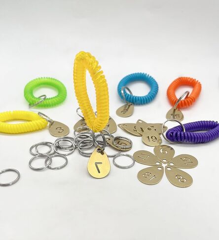 علامات مفاتيح على شكل قطرات نحاسية مع حلقة، سلسلة مفاتيح لعلامات تعريف الأرقام المجوفة، حلقات مفاتيح مرقمة in Kuwait