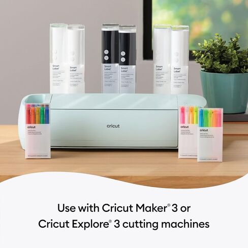 Cricut Smart Removable Writable Vinyl (13in x 3ft, Black) for Explore and Maker 3 - Matless cutting for long cuts up to 12ft in Saudi Arabia