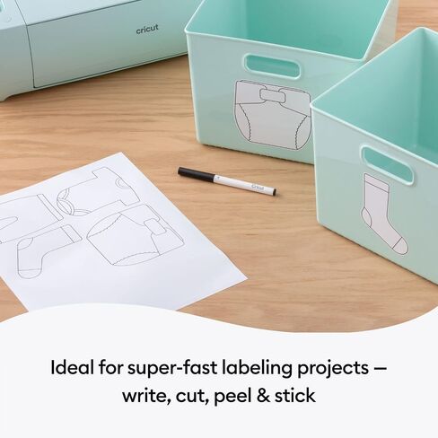 Cricut Smart Removable Writable Vinyl (13in x 3ft, Black) for Explore and Maker 3 - Matless cutting for long cuts up to 12ft in Saudi Arabia