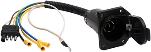 قابس مسطح بأربعة اتجاهات إلى موصل محول أسلاك مقطورة RV ذو 7 اتجاهات in Kuwait