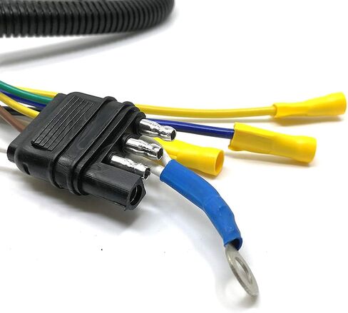 قابس مسطح بأربعة اتجاهات إلى موصل محول أسلاك مقطورة RV ذو 7 اتجاهات in Kuwait