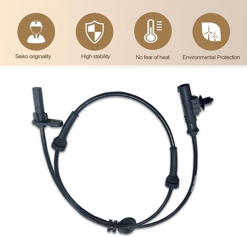 مستشعر سرعة عجلة السيارة Pack-1، مستشعر ABS الخلفي الأيسر لنظام الفرامل المضادة للقفل، استبدال الملحقات القياسية المثبتة مباشرة 3630050U2010، متوافق مع موديلات Heyue (أسود) in Saudi Arabia