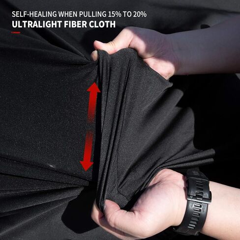 Xipoo Car Cover Compatible with Tesla Model 3 Car Cover Sedan Cover UV Protection Windproof Dust Proof Scratch Proof Outdoor Full Car Cover Replacement for Tesla Model 3, Black in Saudi Arabia
