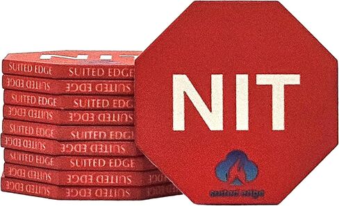 Nit Button Set for Texas Hold'em and Omaha Poker (Pack of 10) - Enhance Your Play with Professional Chips for The Stand-Up Game As Featured on The Lodge and Hustler Live Streams in Saudi Arabia